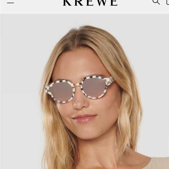 Astor Gingham Krewe Sunglasses - Picture 5 of 6